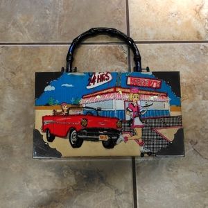 Cigar box vintage purse